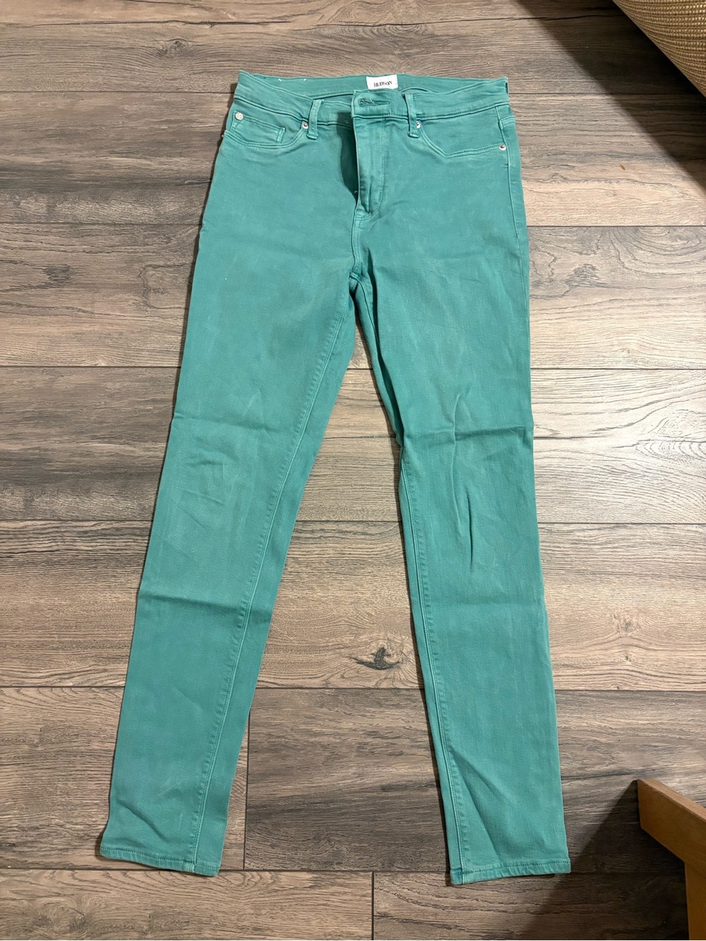 HUDSON Teal Skinny Jeans